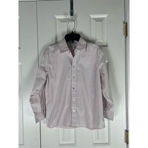 Shrimp & Grits Boys Plaid Button Up Shirt Size 10